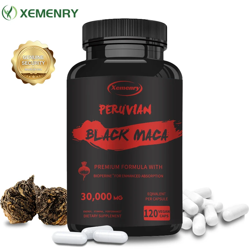 Herbal Queen - Xemenry Doğal Kapsüller Siyah Maca Kökü