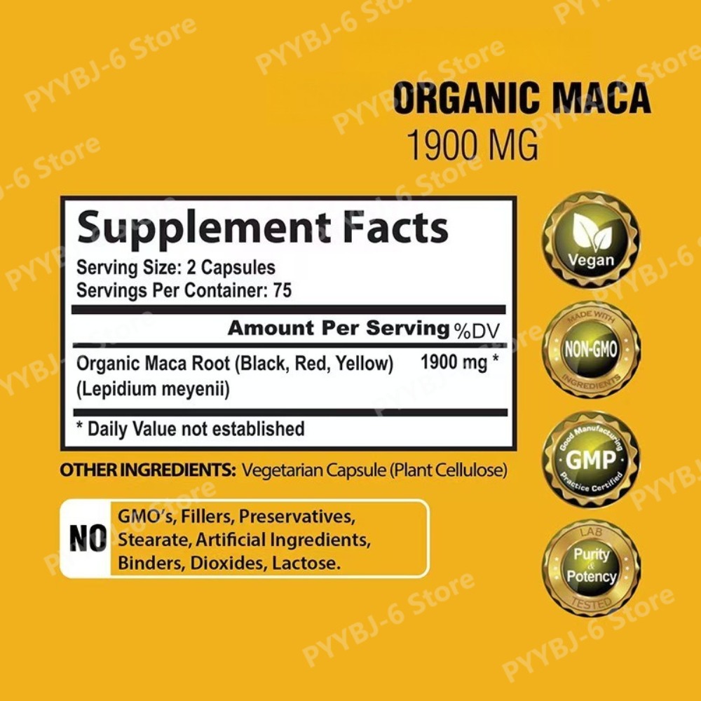 Organik Maca Kökü Kapsülleri 1 - Herbal Queen incelemesi ve fiyatı