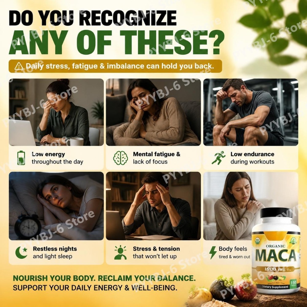 Organik Maca Kökü Kapsülleri 1 - Herbal Queen incelemesi ve fiyatı