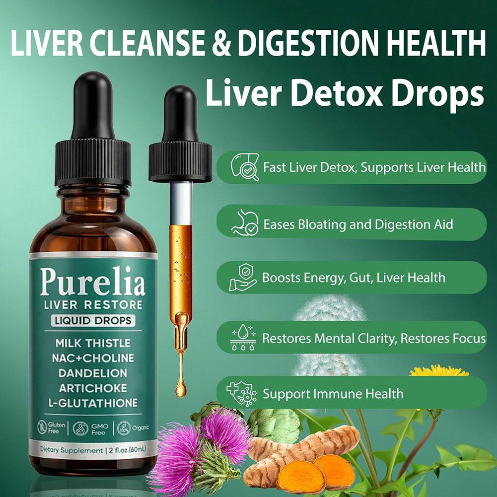 60ml Purelia Karaciğer Onarıcı - Herbal Wellness Formula incelemesi ve fiyatı