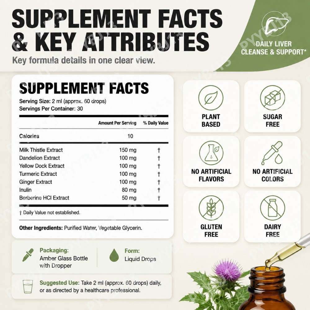 Karaciğer Destek Damlaları, Be - Herbal Wellness For You incelemesi ve fiyatı