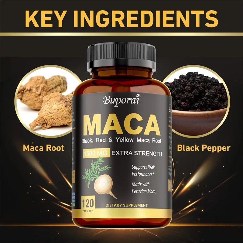Maca Kapsülleri - Boyut, Sertl - Herbal Queen incelemesi ve fiyatı