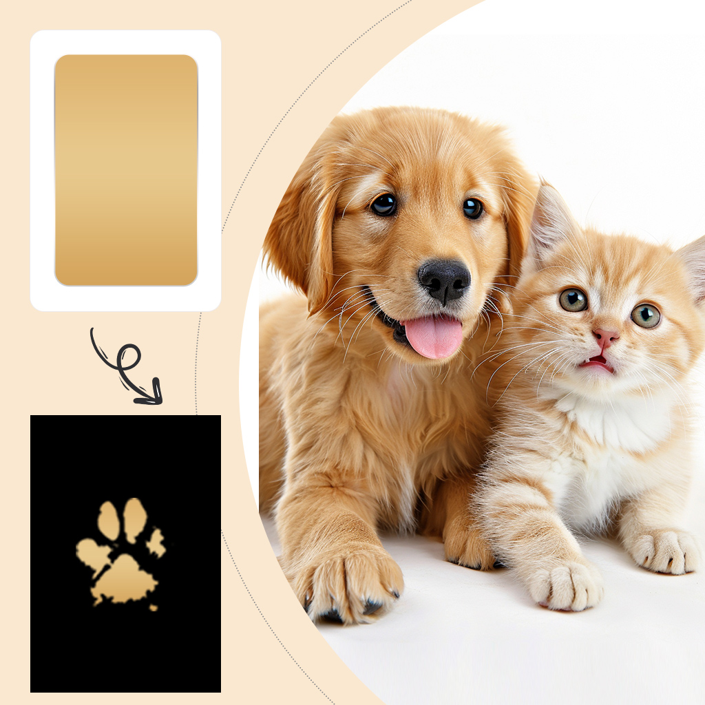 1/2 Set Evcil Hayvan El İzi Ay - Cat Claw Bark incelemesi ve fiyatı