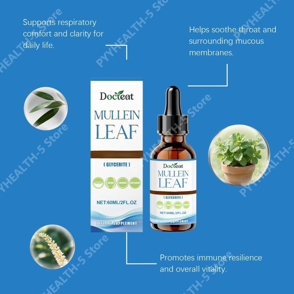 Docteat Mullein Yaprağı Tentür - Herbal Wellness Tincture incelemesi ve fiyatı
